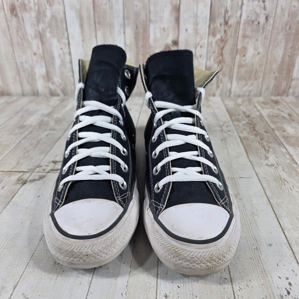 Converse Chuck Taylor All Star High Top Black Canvas Sneakers M9160 Womens 8.5 - Picture 2 of 8